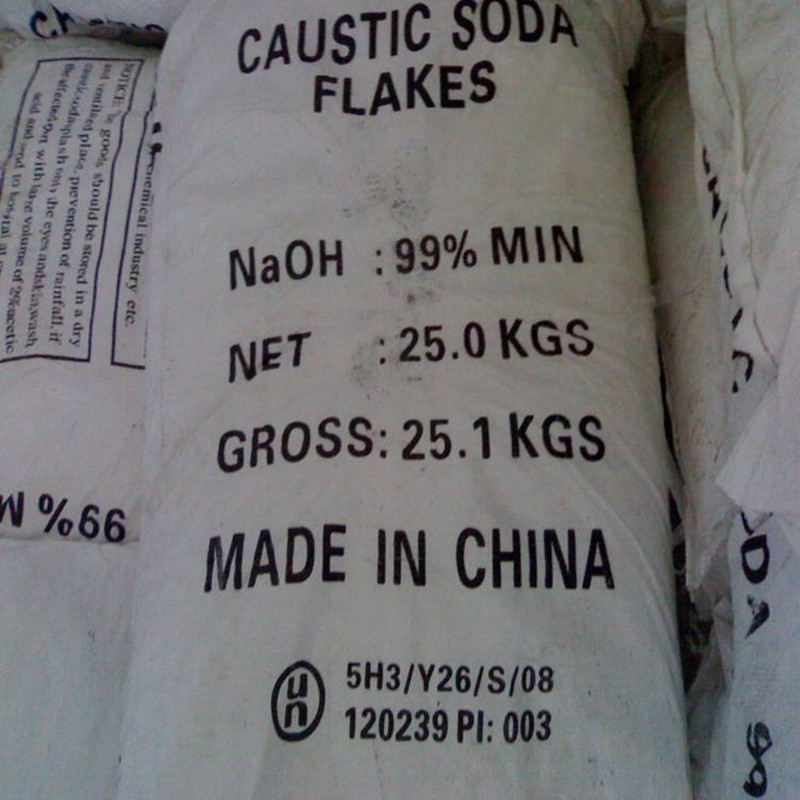 Kina tillverkare Flakes / Pearls / Solid 99% (Sodium Hydroxide, NaOH) Caustic Soda